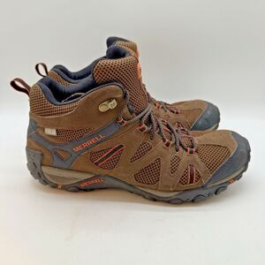 Merrell Deverta Mid Vent Select Dry Hiking Boots Men's 11 Brown Lace Up J375804C